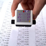 2-in-1 Teaching Stamp – Fill-in-the-Blank & Digital Math Roller Stamp for Reusable Math Practice | Perfect for Kids Learning